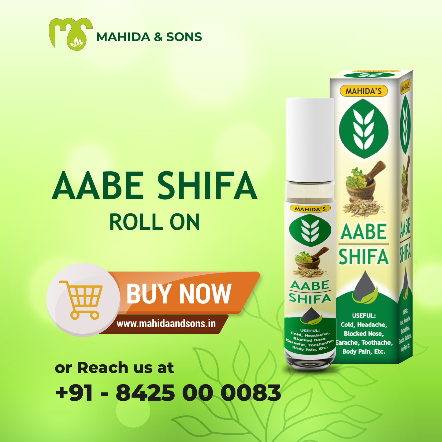 Aabe Shifa Roll On - Pack of 3